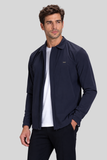 Jaqueta corta-vento masculina azul marinho Urban no look - Origgo
