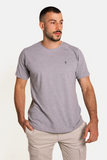 Camiseta Origem · Cinza Bruma – Algodão Egípcio