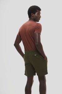 Short Linho Veredas Verde Militar