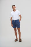 Short Linho Veredas azul noronha - Origgo