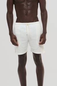 Short Linho Veredas Off White