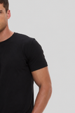 Camiseta Origem · Lisa – Preta – Algodão Egípcio