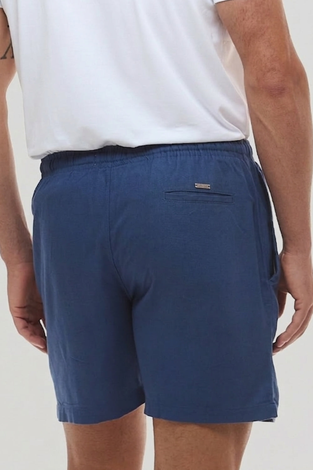 Short Linho Veredas azul noronha - Origgo
