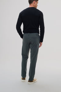 Calça Aura · Alfaiataria Leve · Cinza Raíz