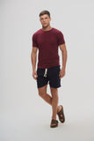 Camiseta Origem · Carmim de Serra – Algodão Egípcio