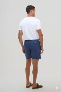 Short Linho Veredas azul noronha - Origgo