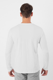 Camiseta Manga Longa · Branco Essência – Algodão Egípcio