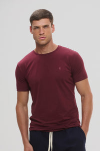 Camiseta Origem carmim de serra em algodão egípcio - Origgo