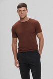Camiseta Origem · Lisa – Cacau Nativo  – Algodão Egípcio