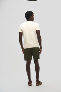 Camiseta Origem bege nativo em algodão egípcio - Origgo