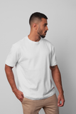 Camiseta Oversized Sublime · Branco Essência – Algodão Egípcio