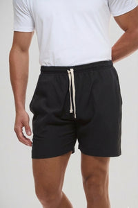 Short Linho Veredas Preto