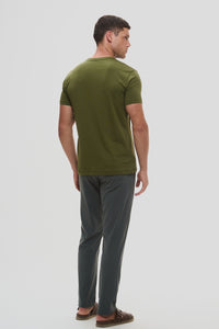 Camiseta Origem · Verde Cerrado – Algodão Egípcio