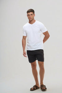 Short Linho Veredas Preto