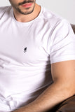 Camiseta Branca Mico Preto - Egípcio Pro