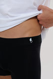 Cueca Boxer · Preto Essência – Algodão Egípcio