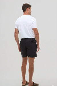 Short Linho Veredas Preto