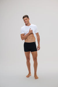 Cueca Boxer · Preto Essência – Algodão Egípcio