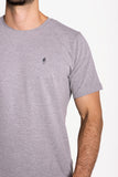 Camiseta Origem · Cinza Bruma – Algodão Egípcio