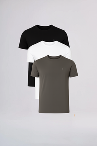 Kit 3 camisetas Origem em algodão egípcio - Origgo