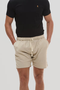 Short Linho Veredas areia de copa - Origgo