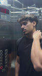 Stories de Camiseta Raiz Gola Média · Preto Essência – Algodão Egípcio