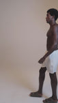 Stories de Short Linho Veredas Off White